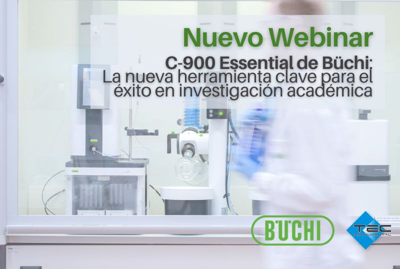 Webinar Gratuito - C-900 Essential de Büchi: La nueva herramienta clave para el éxito en investigación académica